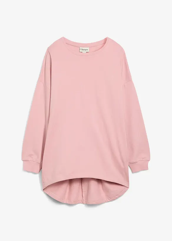 Oversize mikina z čisté bavlny, bonprix