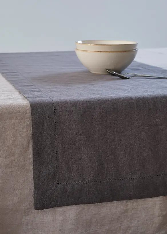 Lněný běhoun na stůl, bonprix