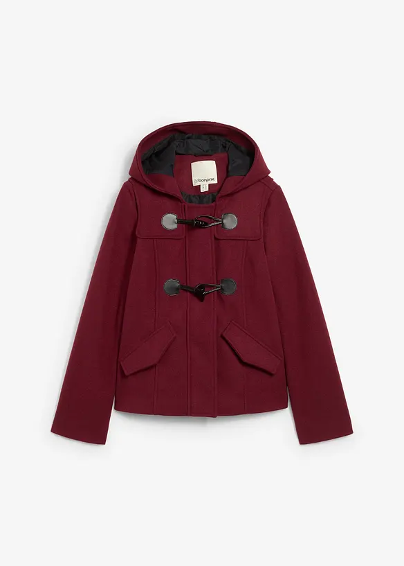 Duffle bunda, imitace vlny, bonprix