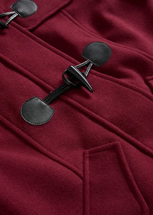 Duffle bunda, imitace vlny, bonprix