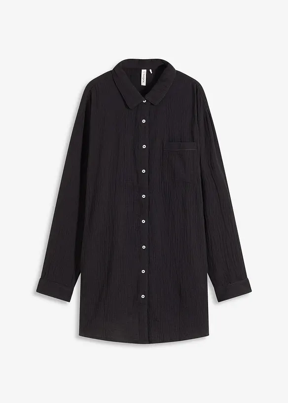 Noční košile z mušelínu, oversize, bonprix