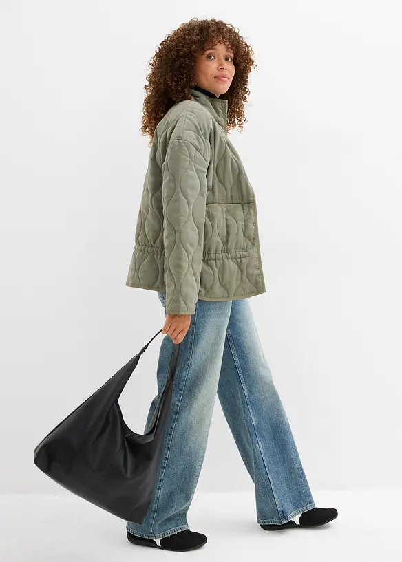Oversize prošívaná bunda, bonprix