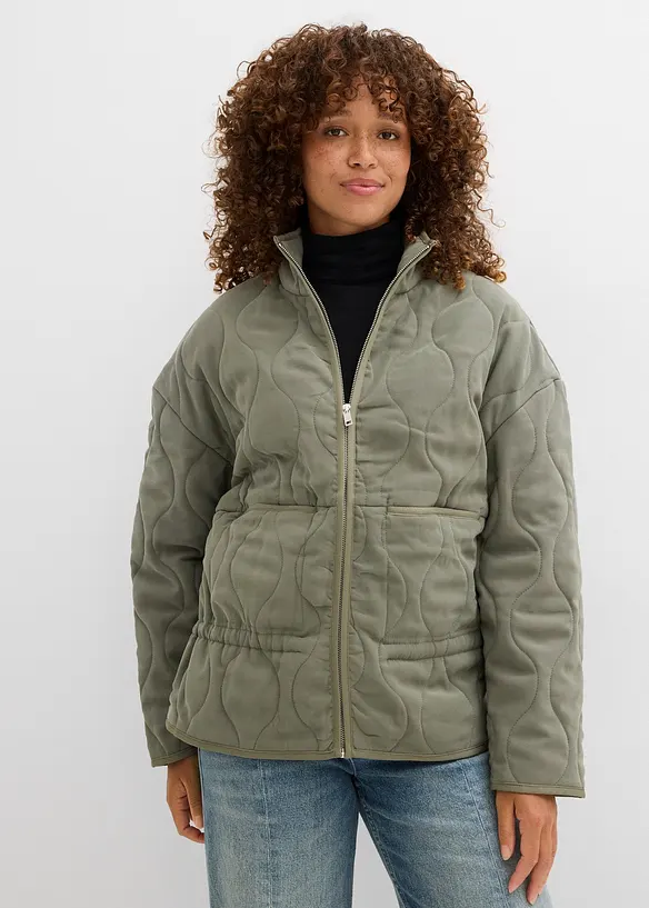 Oversize prošívaná bunda, bonprix