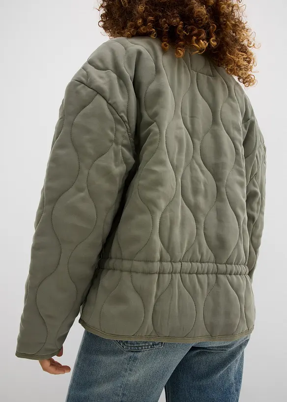 Oversize prošívaná bunda, bonprix