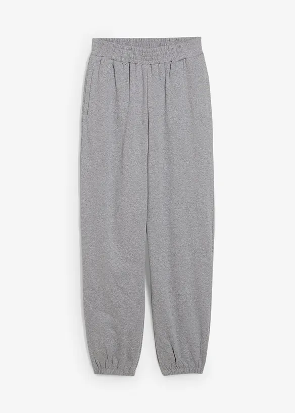 Joggingové kalhoty s vysokým pasem, bonprix