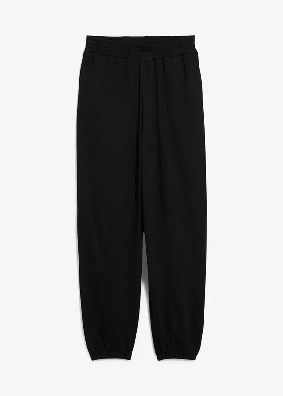 Joggingové kalhoty s vysokým pasem, bonprix