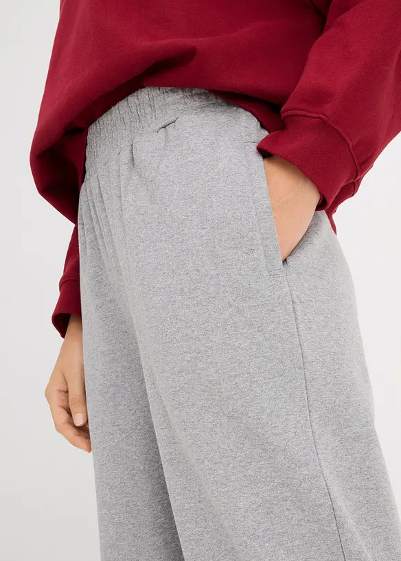 Joggingové kalhoty s vysokým pasem, bonprix