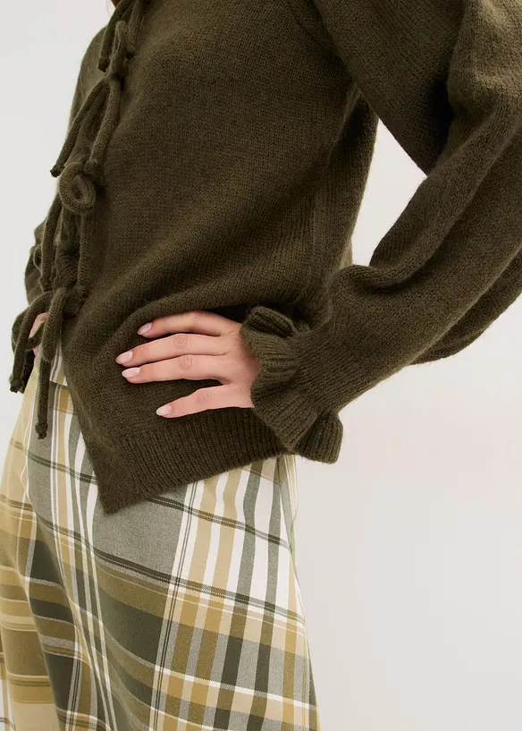 Oversize pletený kabátek, bonprix