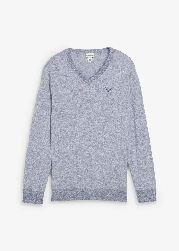 Svetr z jemné pleteniny s bavlnou, bonprix