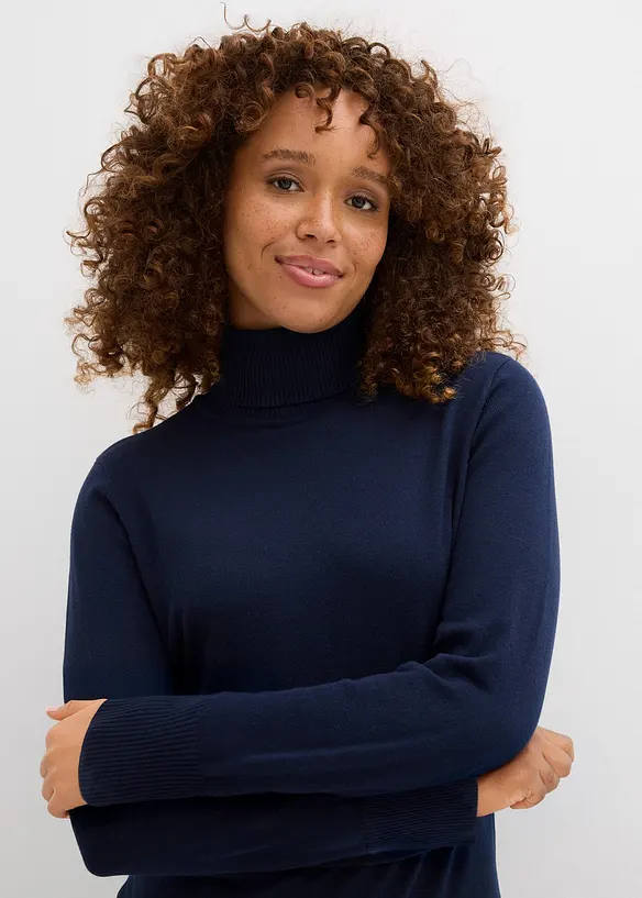 Základní rolákový svetr, bonprix