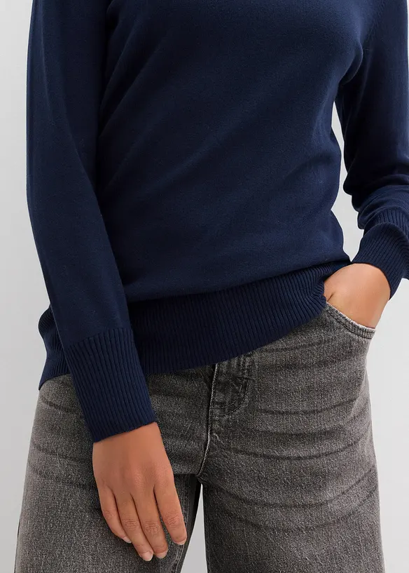 Základní rolákový svetr, bonprix