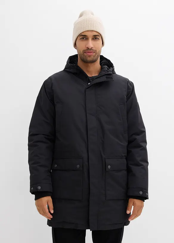 Essential termo parka s recyklovaným peřím a prošívanou vnitřní stranou, bonprix