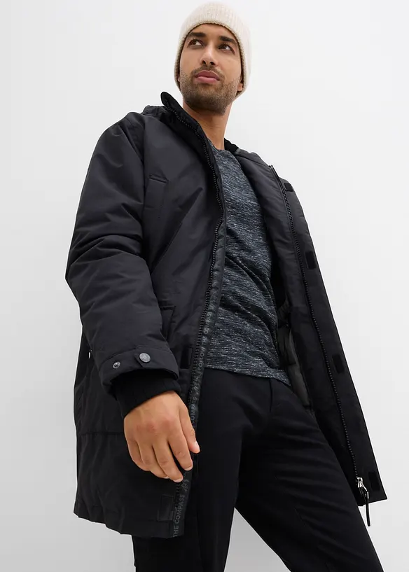 Essential termo parka s recyklovaným peřím a prošívanou vnitřní stranou, bonprix
