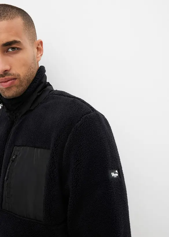 Bunda z medvídkového flísu, bonprix