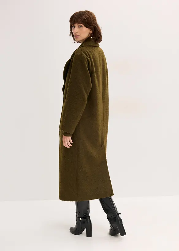 Jednořadý oversize kabát, bonprix