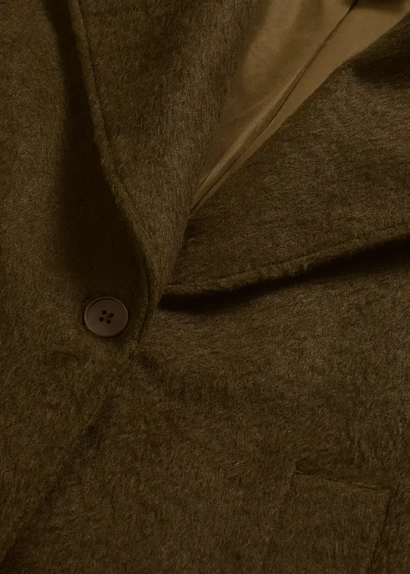 Jednořadý oversize kabát, bonprix