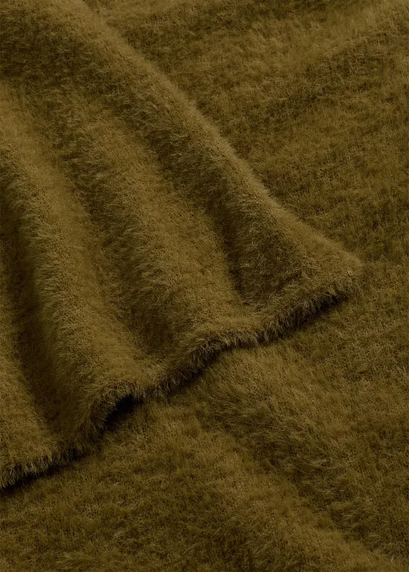 Oversize svetr s šálou, bonprix