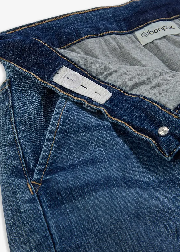 Termo džíny Loose Fit, Straight, s žerzejovou podšívkou, bonprix