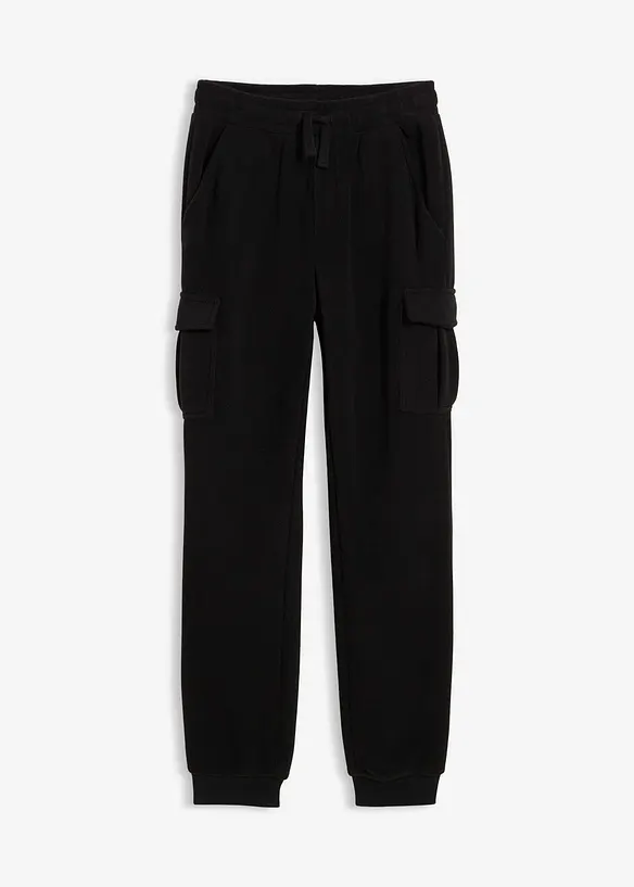 Flísové cargo kalhoty, Regular Fit, bonprix