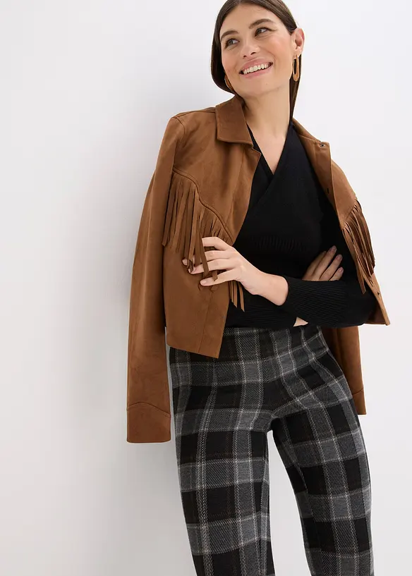 Jeggings se zlatými nýty, bonprix