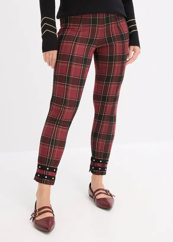 Jeggings se zlatými nýty, bonprix