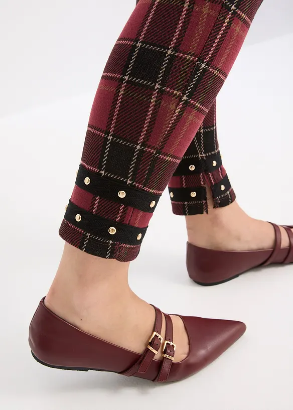 Jeggings se zlatými nýty, bonprix