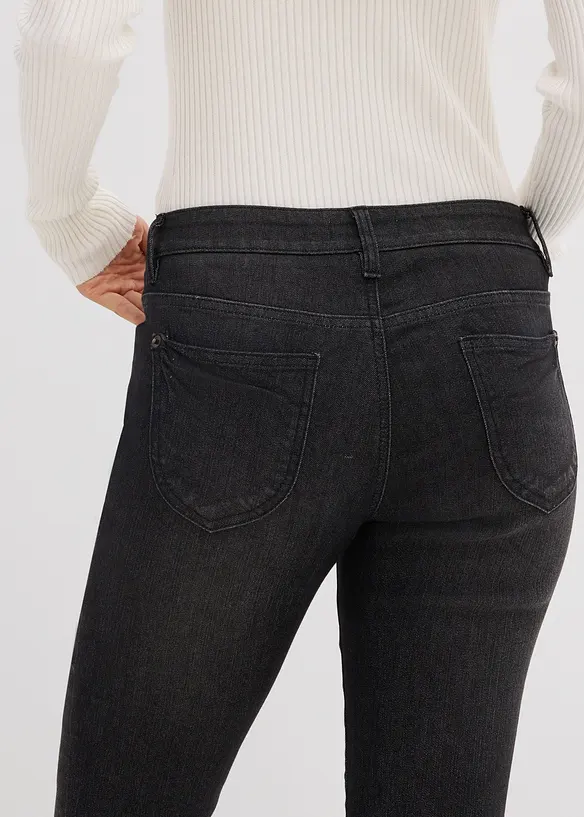 Strečové džíny Straight, Mid Waist, bonprix