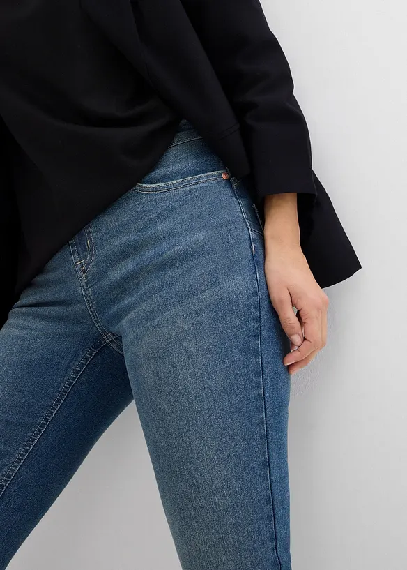 Skinny džíny Mid Waist strečové, bonprix