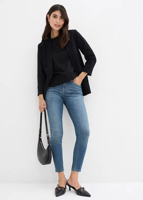 Skinny džíny Mid Waist strečové, bonprix