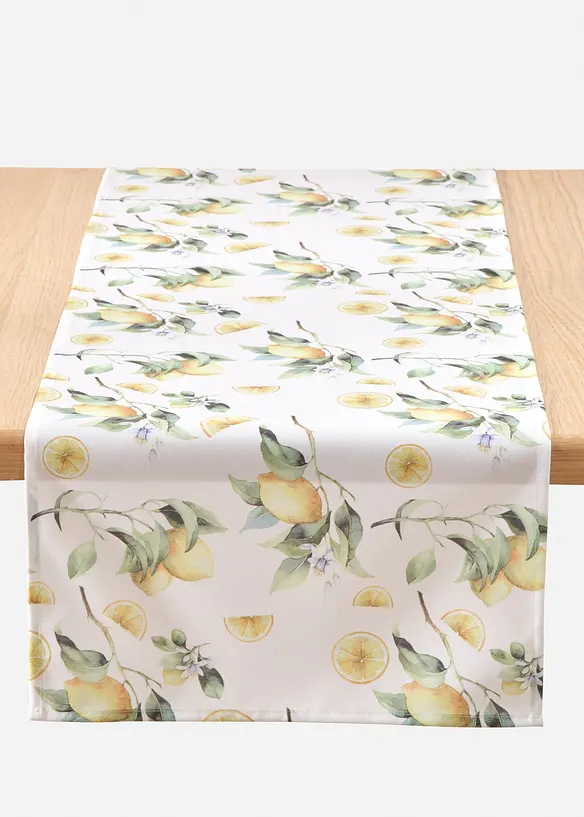 Běhoun na stůl s potiskem citronů, bonprix