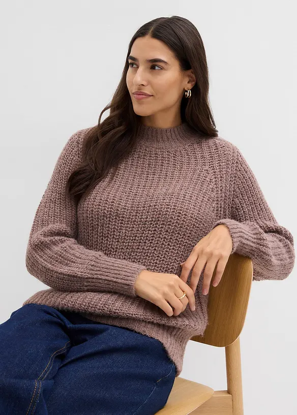 Svetr z hrubé pleteniny, bonprix