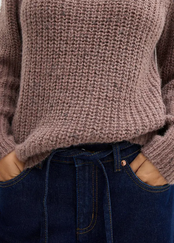 Svetr z hrubé pleteniny, bonprix
