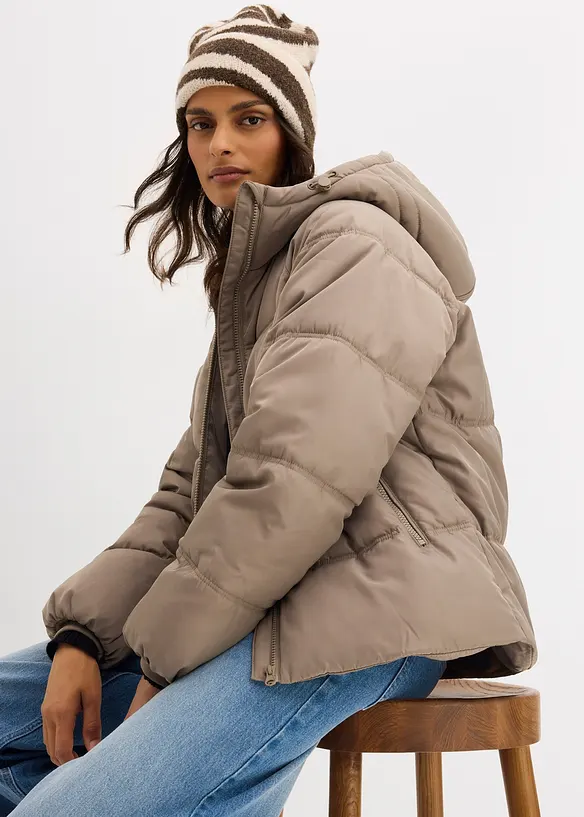 Prošívaná oversize bunda, bonprix