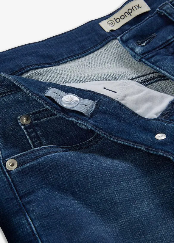 Džíny z teplákoviny, Slim Fit, Straight, bonprix
