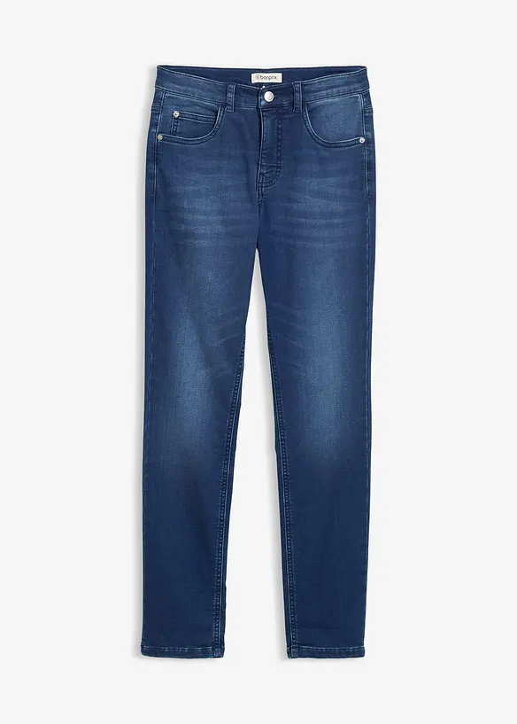 Džíny z teplákoviny, Slim Fit, Straight, bonprix