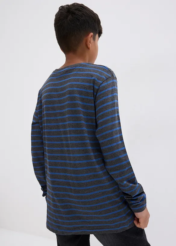 Tričko s dlouhým rukávem, z čisté organické bavlny (2 ks v balení), bonprix