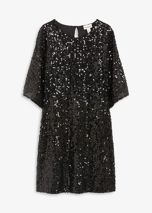 Oversize šaty s pajetkami, bonprix