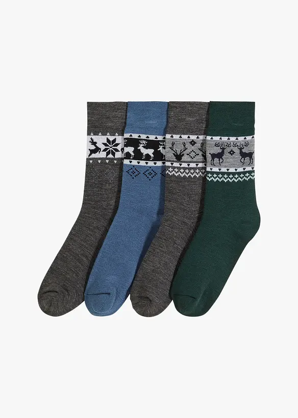 Termo ponožky, unisex (4 páry v balení), bonprix