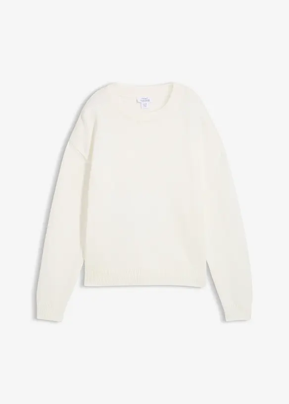 Oversize svetr z čisté bavlny, bonprix