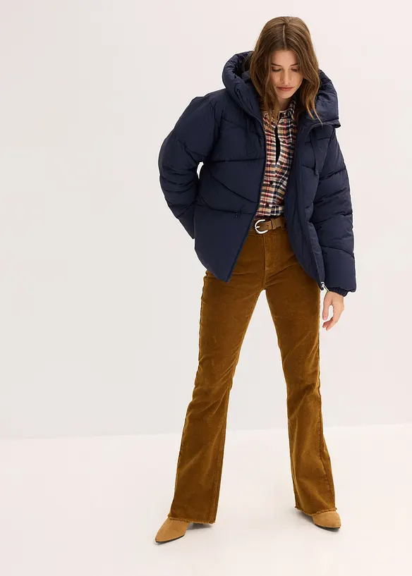 Voděodolná prošívaná bunda, bonprix