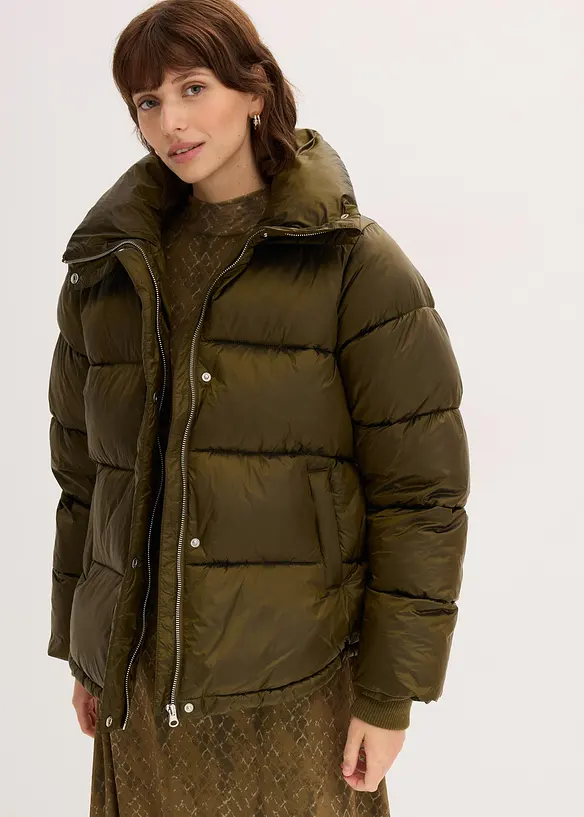 Prošívaná oversize bunda, bonprix