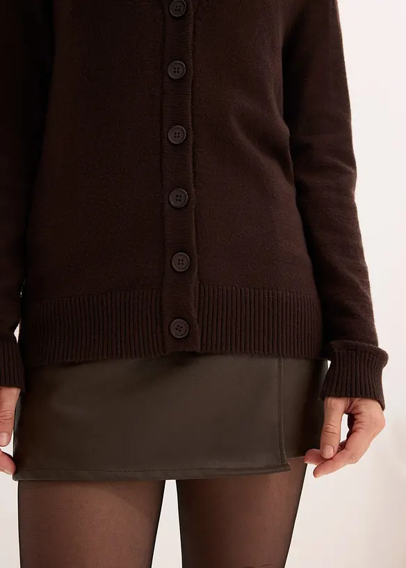 Dlouhý pletený kabátek z měkké viskózové směsi, bonprix