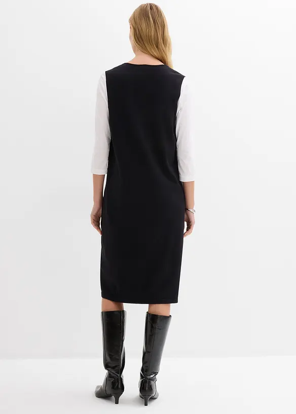 Pletené šaty z čisté bavlny, bonprix