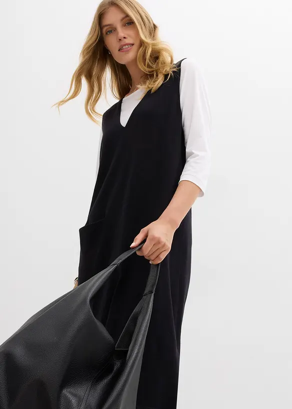 Pletené šaty z čisté bavlny, bonprix