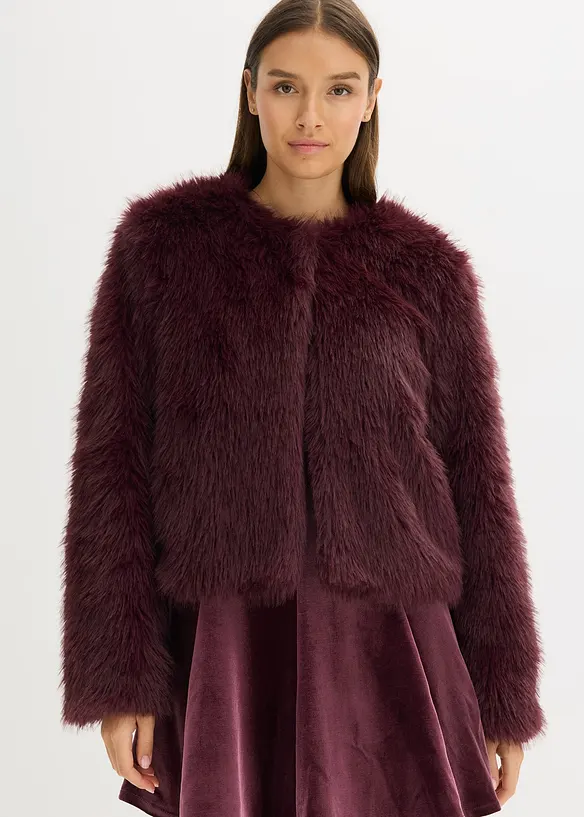 Kabátek z umělé kožešiny, bonprix