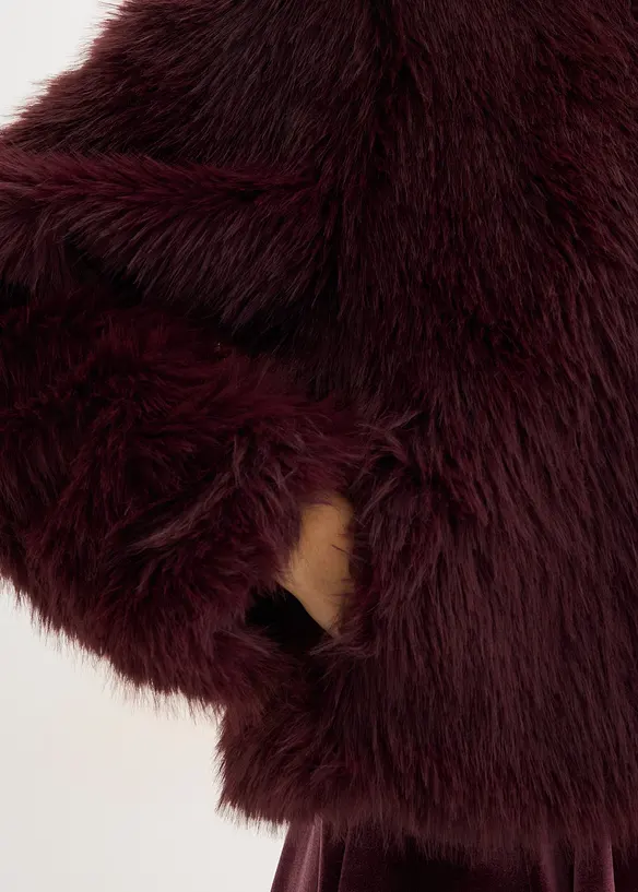 Kabátek z umělé kožešiny, bonprix