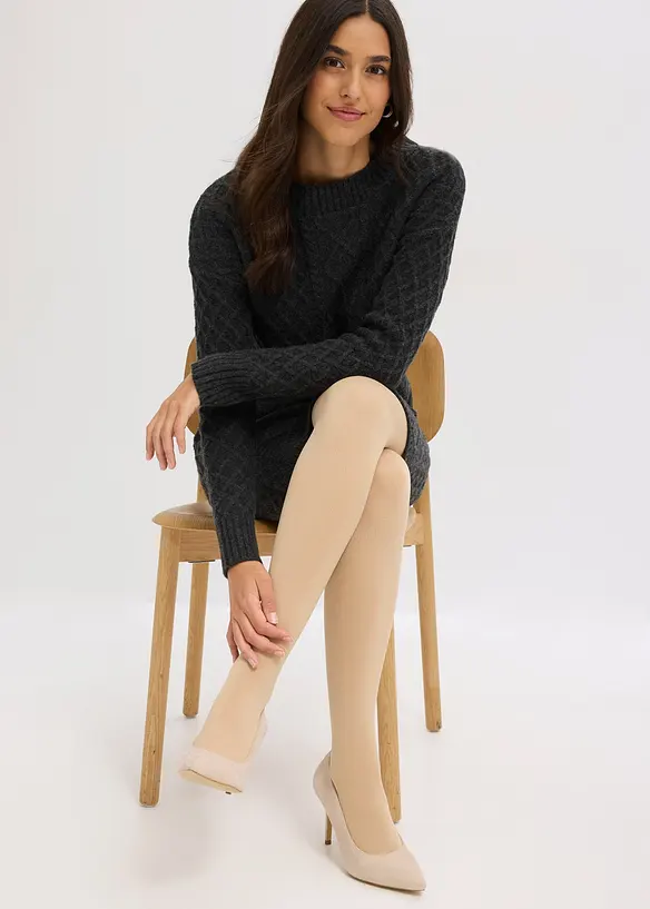 Termo flísové punčochové kalhoty 140den, bonprix