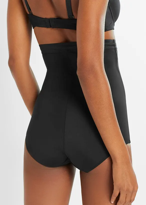 Stahovací bokové kalhotky s vysokým pasem a silným tvarujícím efektem, bonprix