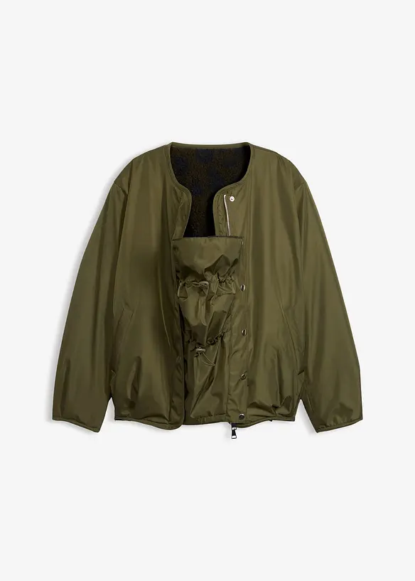 Těhotenská bunda bomber s nosicí vsadkou, 4 v 1, bonprix