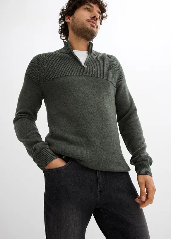Lehké strečové džíny Slim Fit, Straight, bonprix